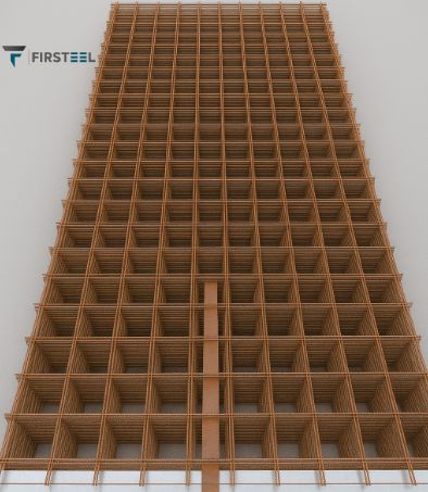 Mild Steel Mesh / (668) 150x150x4mm / 4560x1980mm