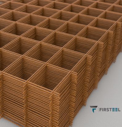 Mild Steel Mesh / (665) 150x150x5.3mm / 4560x1980mm