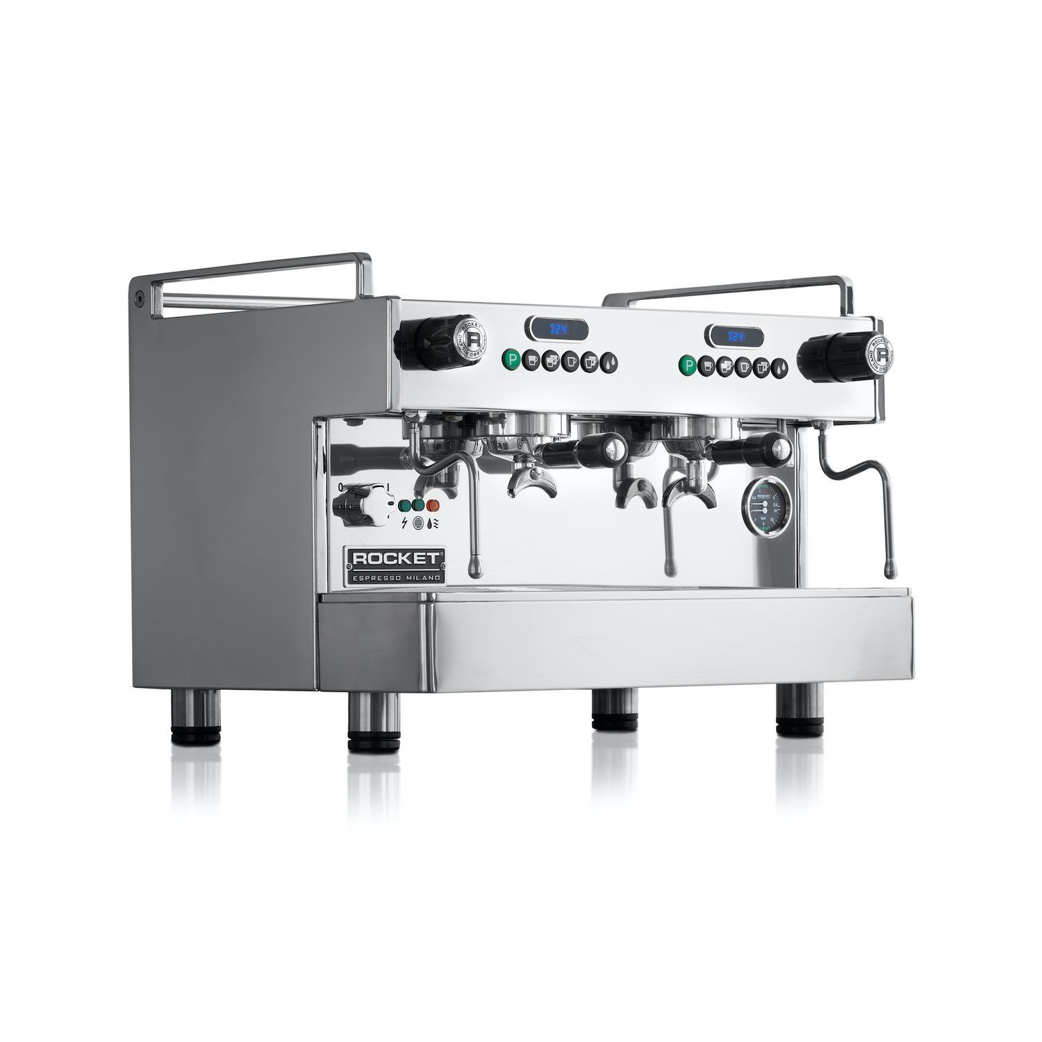 2gr Rocket Boxer High Group with Shot Timers Coffee Machine