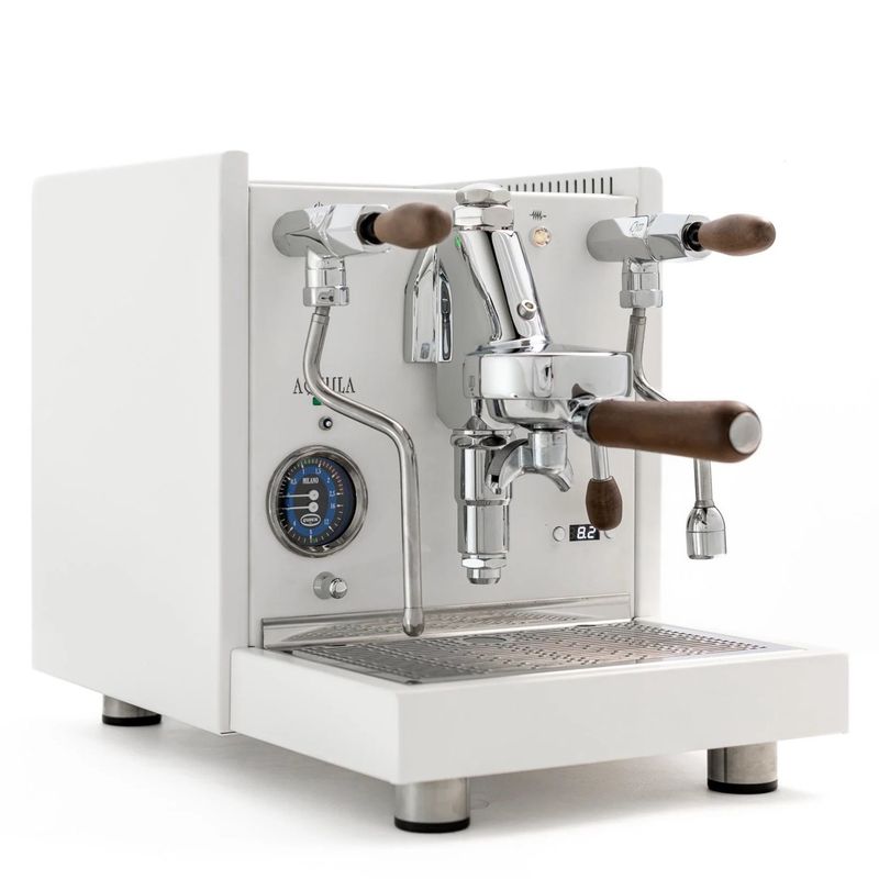 1gr Quick Mill Aquila Coffee Machine - White Edition