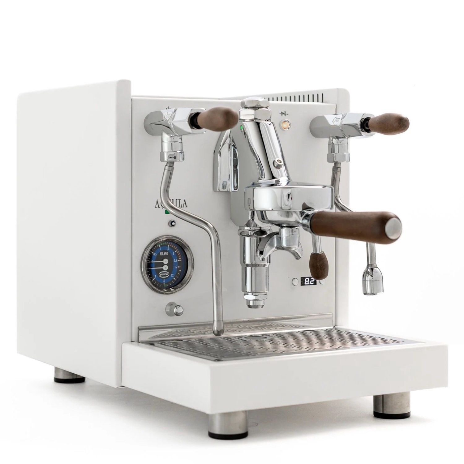 1gr Quick Mill Aquila Coffee Machine - White Edition