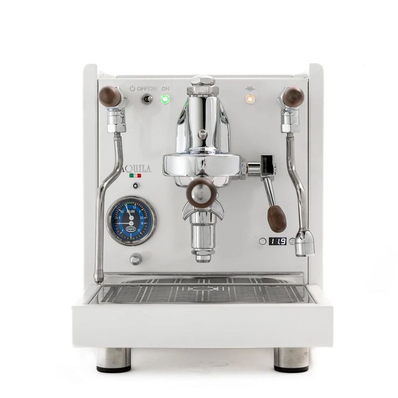 1gr Quick Mill Aquila Coffee Machine - White Edition