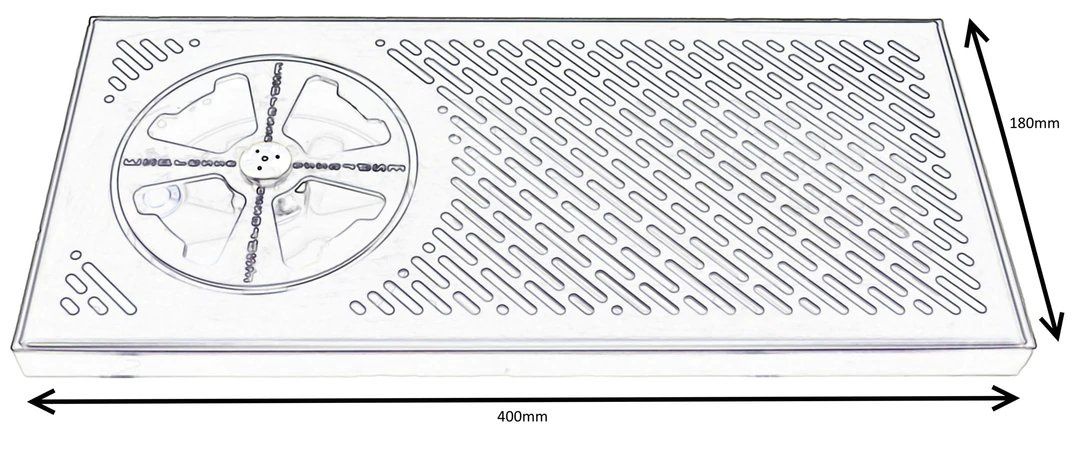Espresso Bits Jug Rinser - 400x180mm