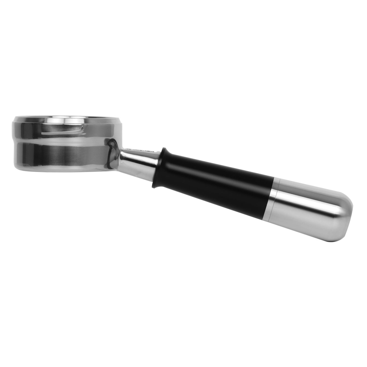 Pesado Black/Silver Naked Portafilter Handle (no basket)