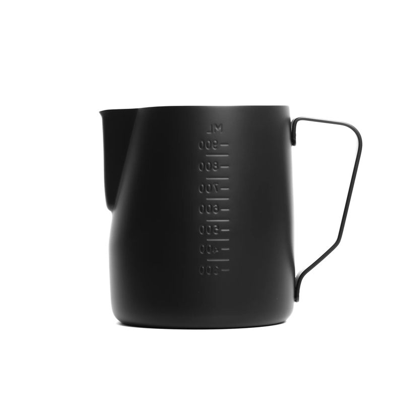 Coffee Accessories 1000ml Milk Jug - Matte Black