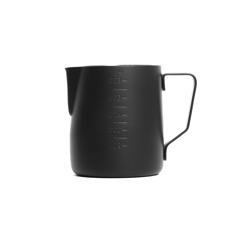 Coffee Accessories 600ml Milk Jug - Matte Black
