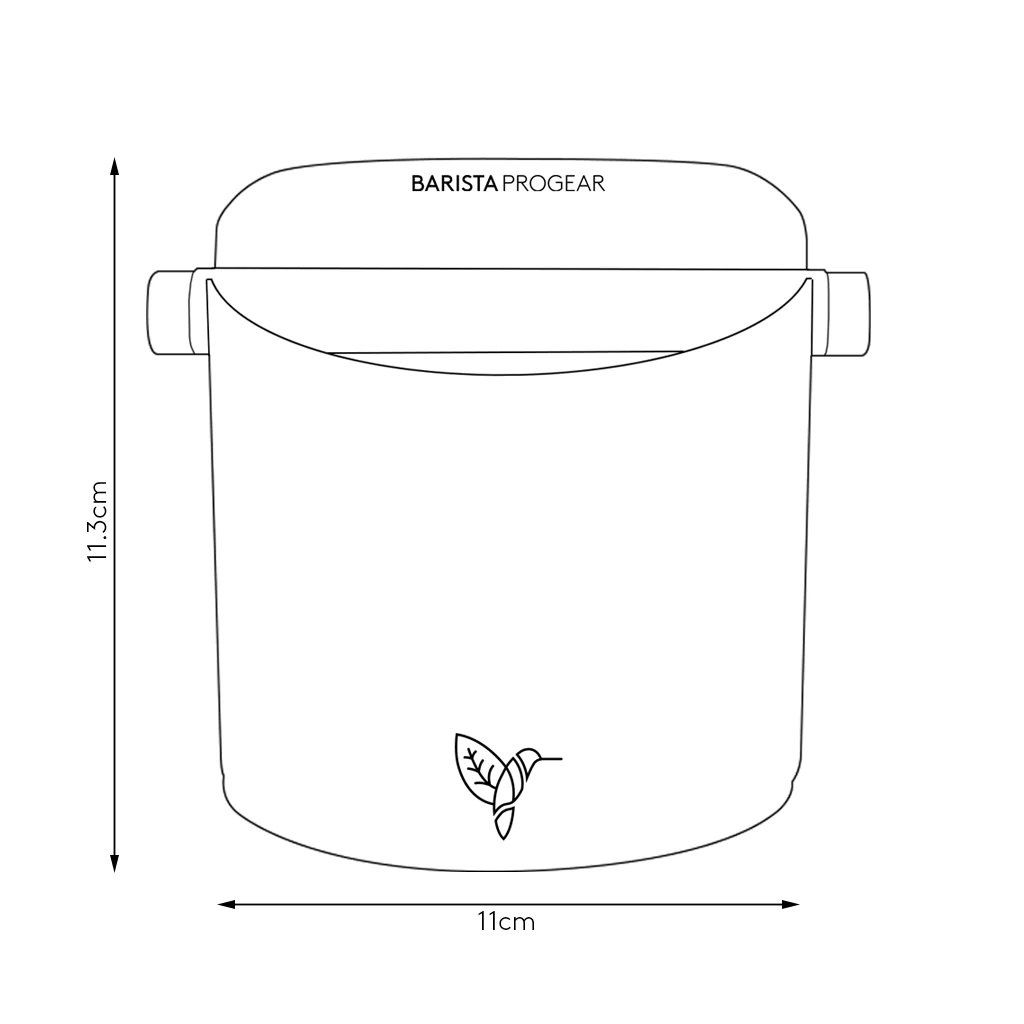 Barista Progear Miner Home Knock Box (Black)