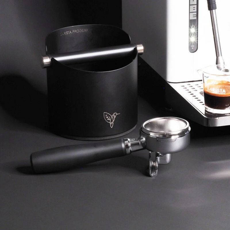 Barista Progear Starling Home Knock Box Large (Black)