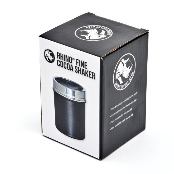 Rhino Cocoa Chocolate Shaker/Dredge Black