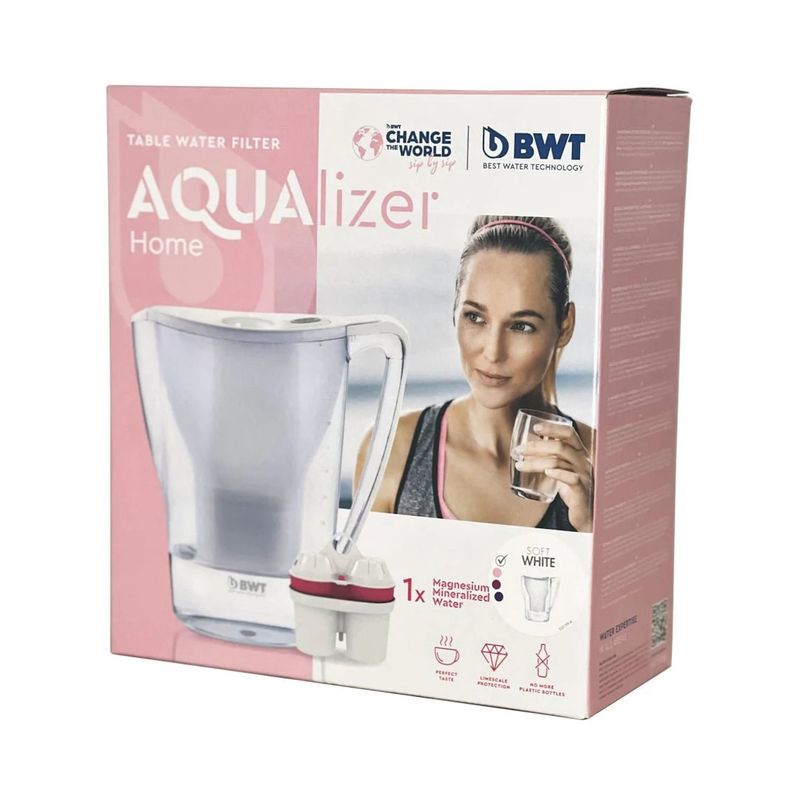 BWT Aqualizer Filter Jug 2.7Litre includes filter cartridge.