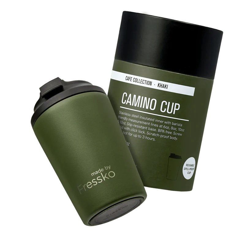Fressko 12oz Camino Khaki Green Cup