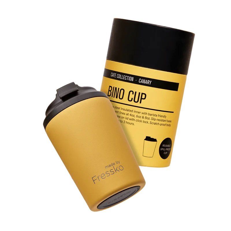 Fressko 8oz Bino Canary Yellow Cup