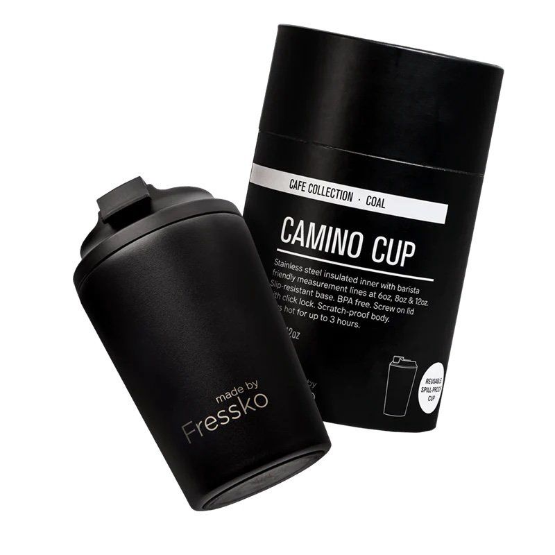 Fressko 12oz Camino Coal Black Cup