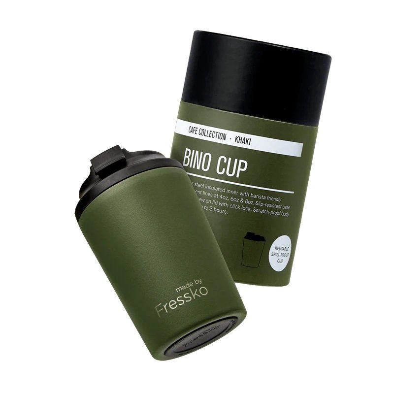 Fressko 8oz Bino Khaki Green Cup