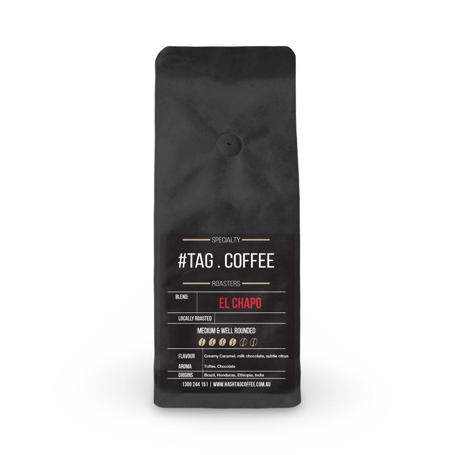 1KG Coffee Hashtag El Chapo