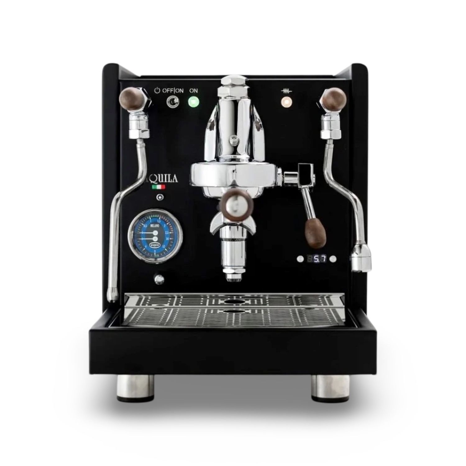 1gr Quick Mill Aquila Coffee Machine - Black Edition