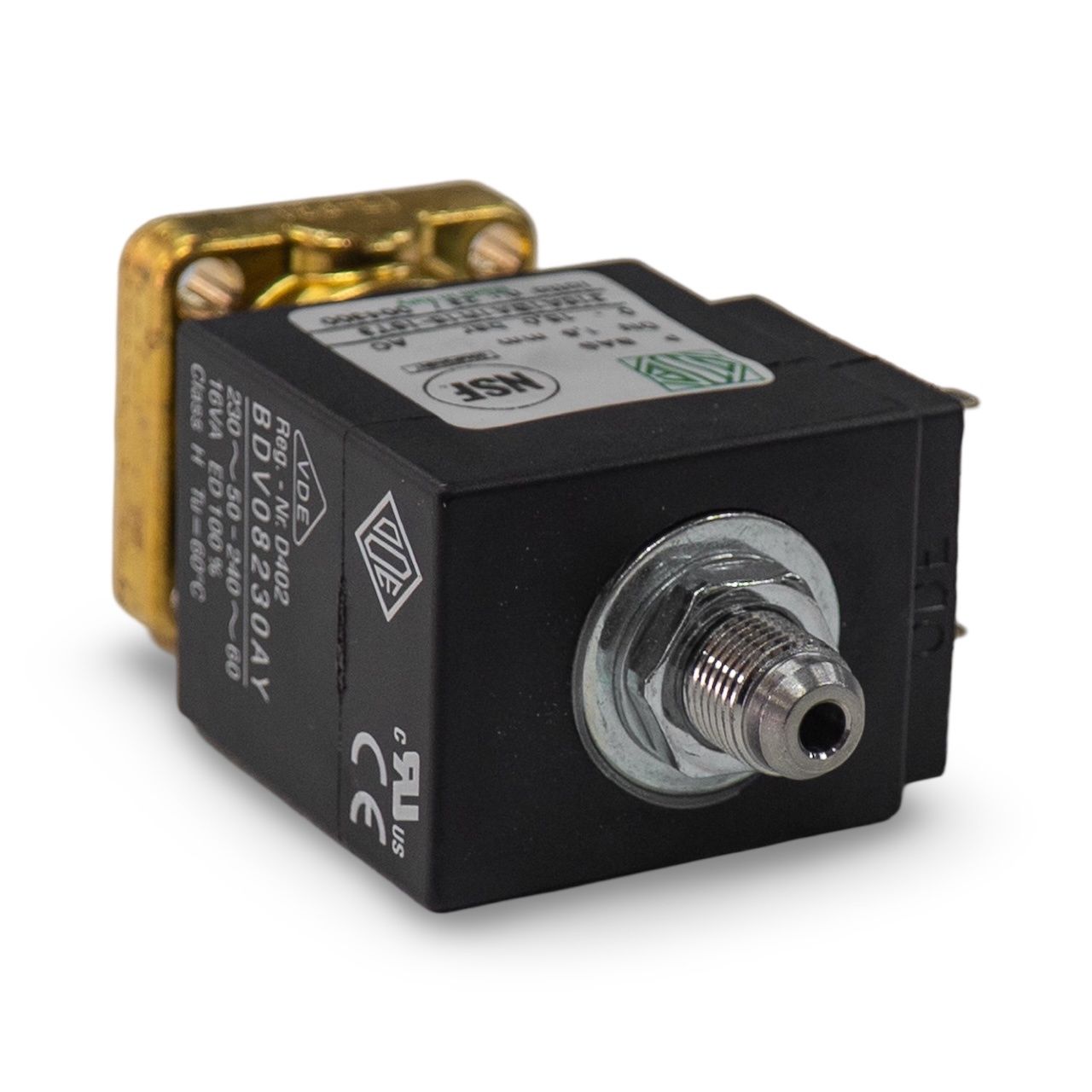 XLVI ODE 230V-240V 3way Flat Base Solenoid - 15 Bar - NSF Version [D3]