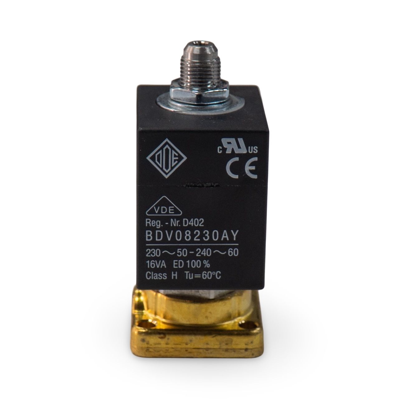 XLVI ODE 230V-240V 3way Flat Base Solenoid - 15 Bar - NSF Version [D3]