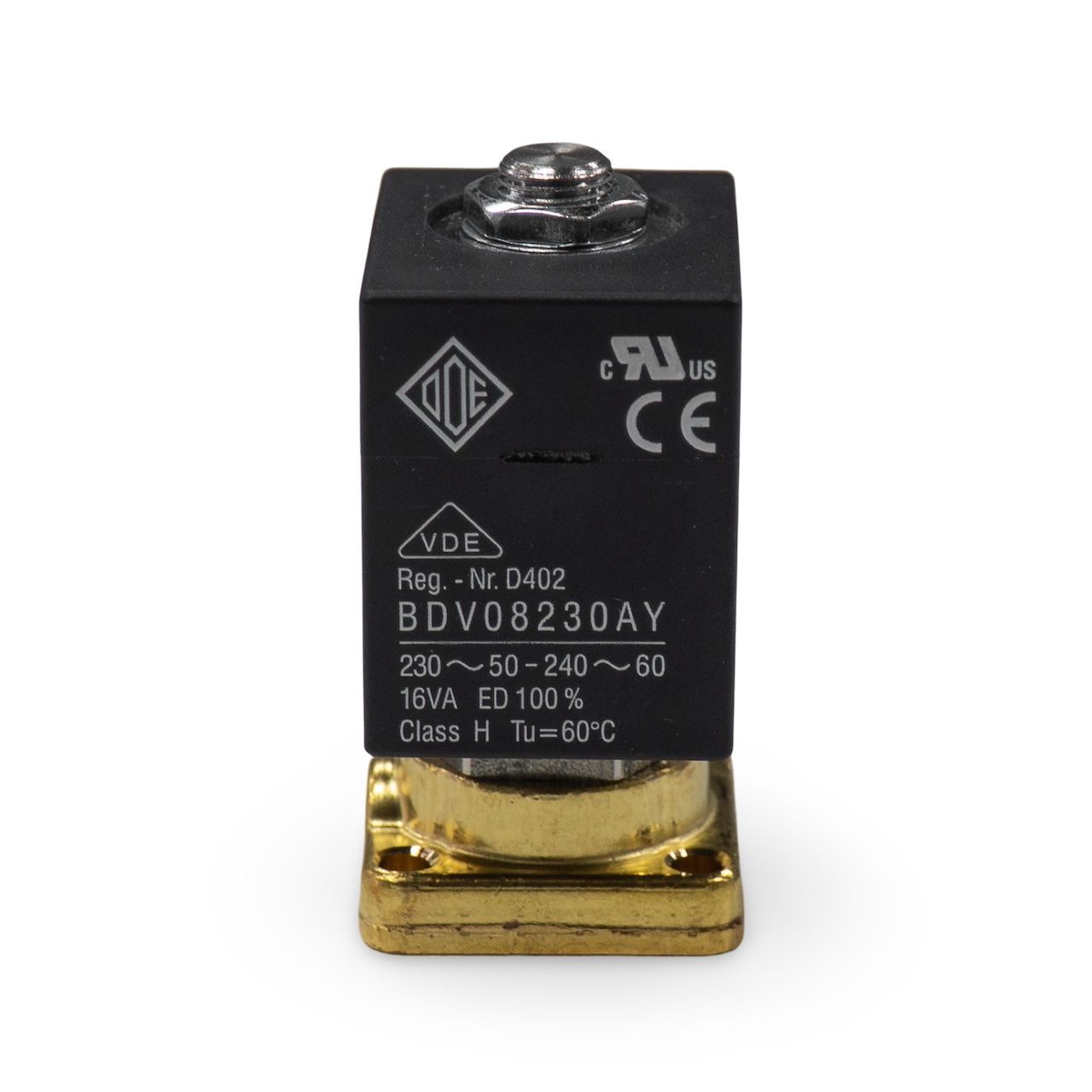 XLVI ODE 240V 2 Way Flat Base Inlet Solenoid 14 Bar - NSF Version