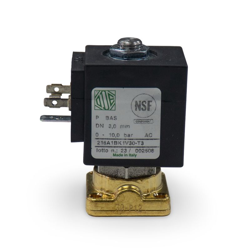 XLVI ODE 240V 2 Way Flat Base Inlet Solenoid 14 Bar - NSF Version