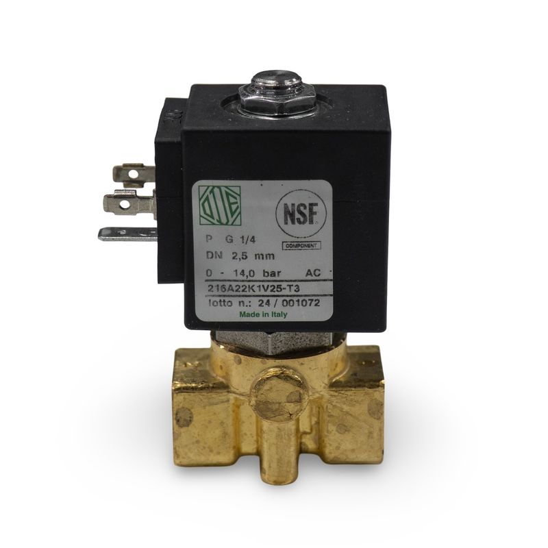 XLVI ODE 2way Hot Water Solenoid 1/4&quot;F 14 Bar - NSF Version [D3]