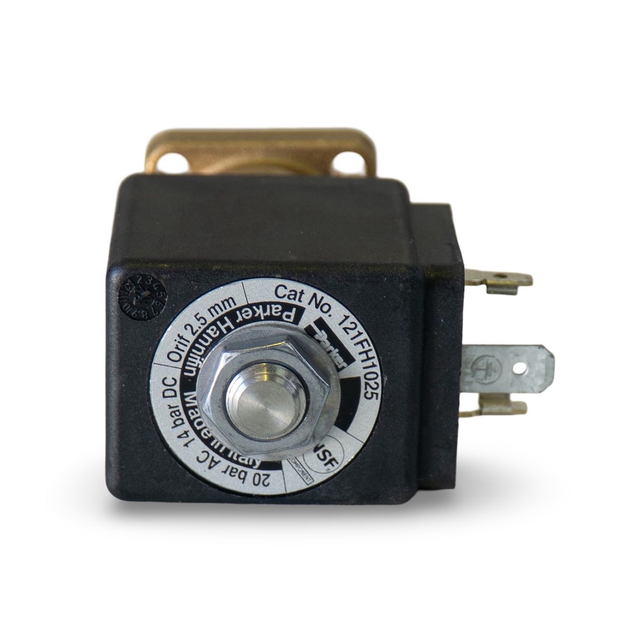 Parker Lucifer 2 Way Flat Base Solenoid 240V,  (for Inlet Manifold) [B3]