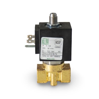 ODE 3 way Solenoid NSF 1/8" 220V 15 Bar-  suitable for Mini, Linea FB70 or KVW Mirage [B3]