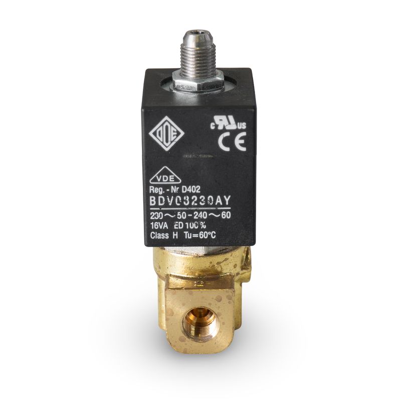 ODE 3 way Solenoid NSF 1/8" 220V 15 Bar-  suitable for Mini, Linea FB70 or KVW Mirage [B3]