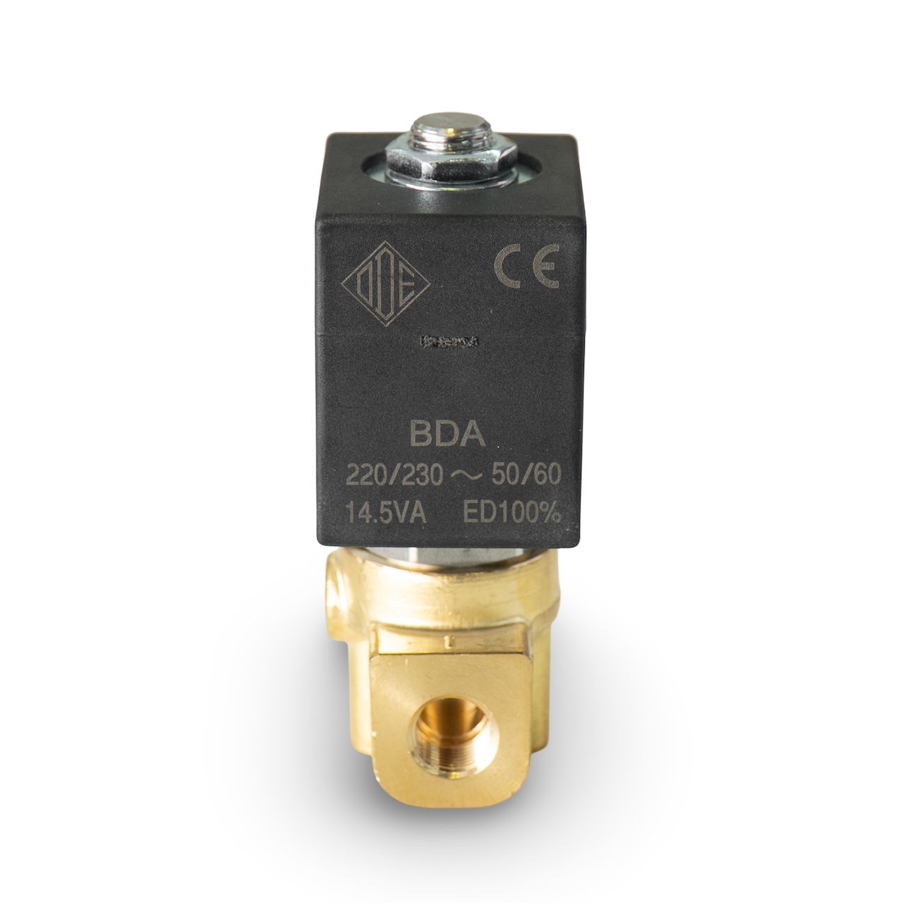 ODE NSF 2 Way Solenoid Valve 1/8&quot; 230V 14 bar (La Marzocco, Kees) [B3]