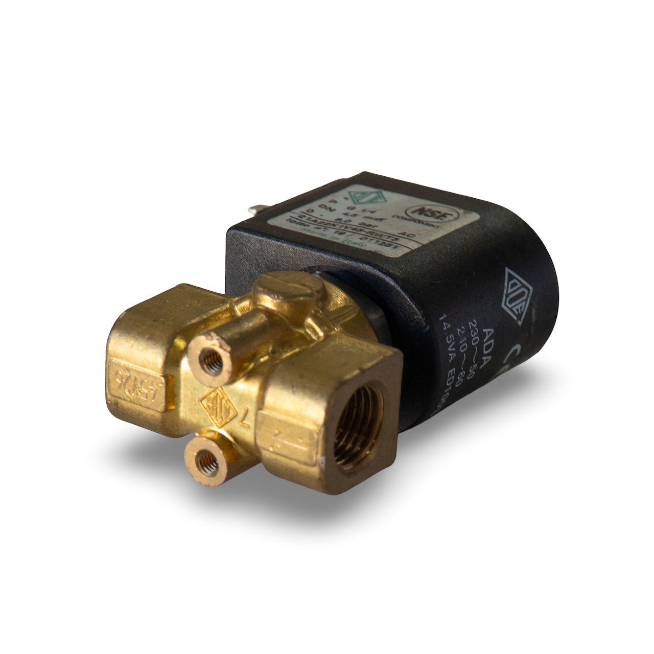 ODE NSF 2 Way Solenoid - 1/4&quot; 230V 8 Bar (ACM Hot Water) [B3]