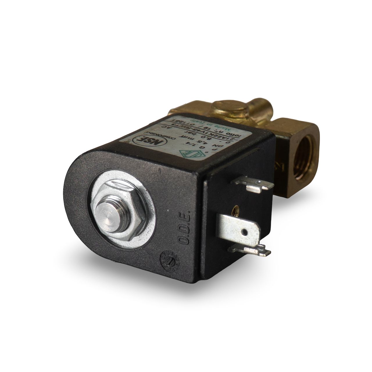 ODE NSF 2 Way Solenoid - 1/4&quot; 230V 8 Bar (ACM Hot Water) [B3]