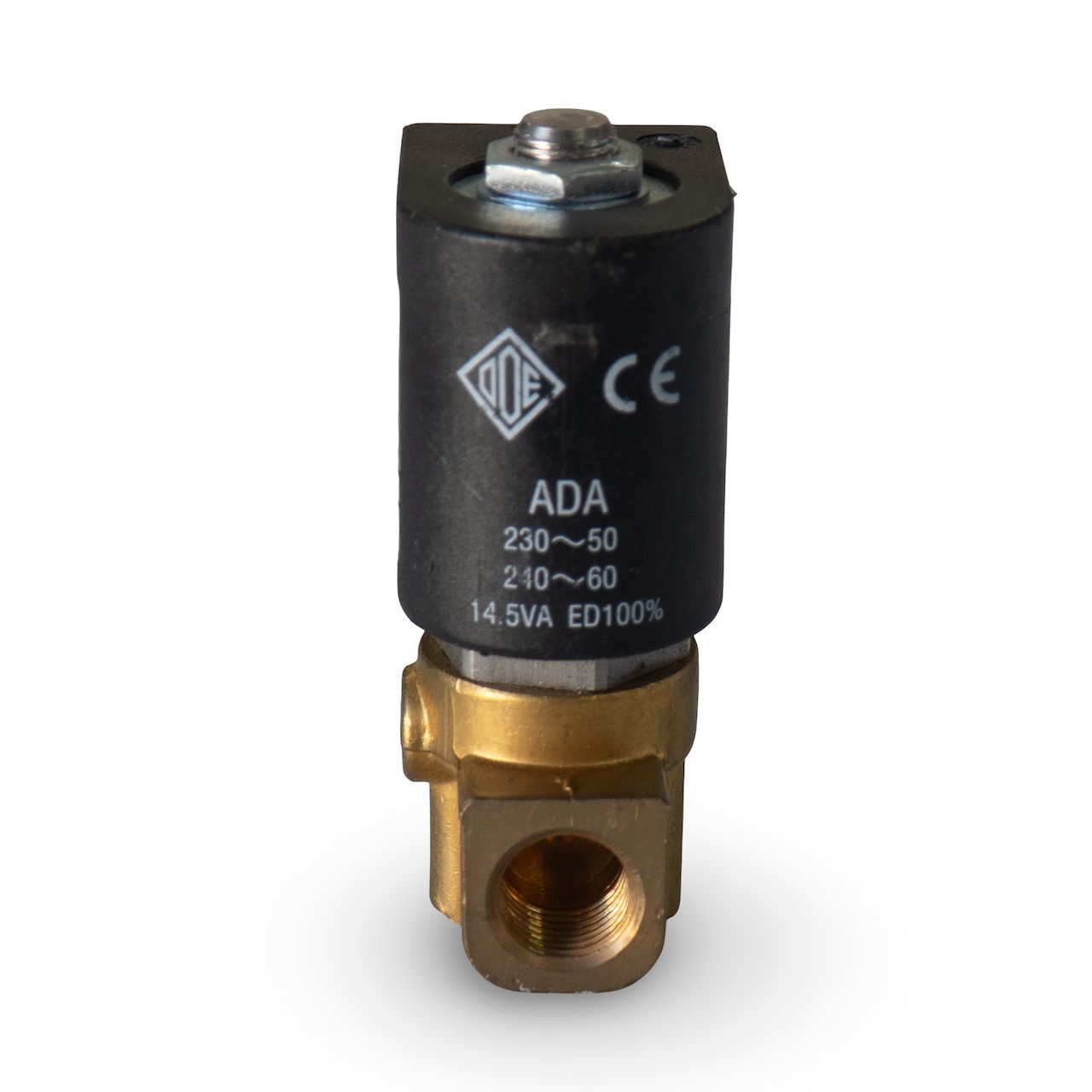 ODE NSF 2 Way Solenoid - 1/4&quot; 230V 8 Bar (ACM Hot Water) [B3]