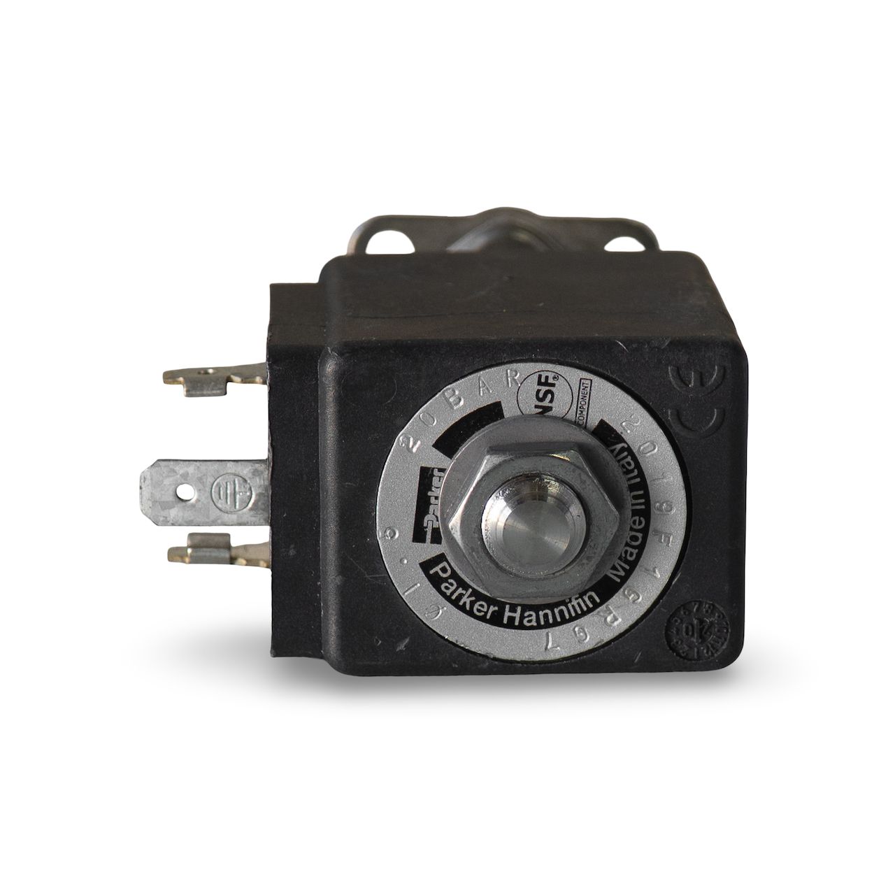 Parker 2 way 240V 13W Hot/Cold Mixing Solenoid, Thin Base 20 Bar [B3]