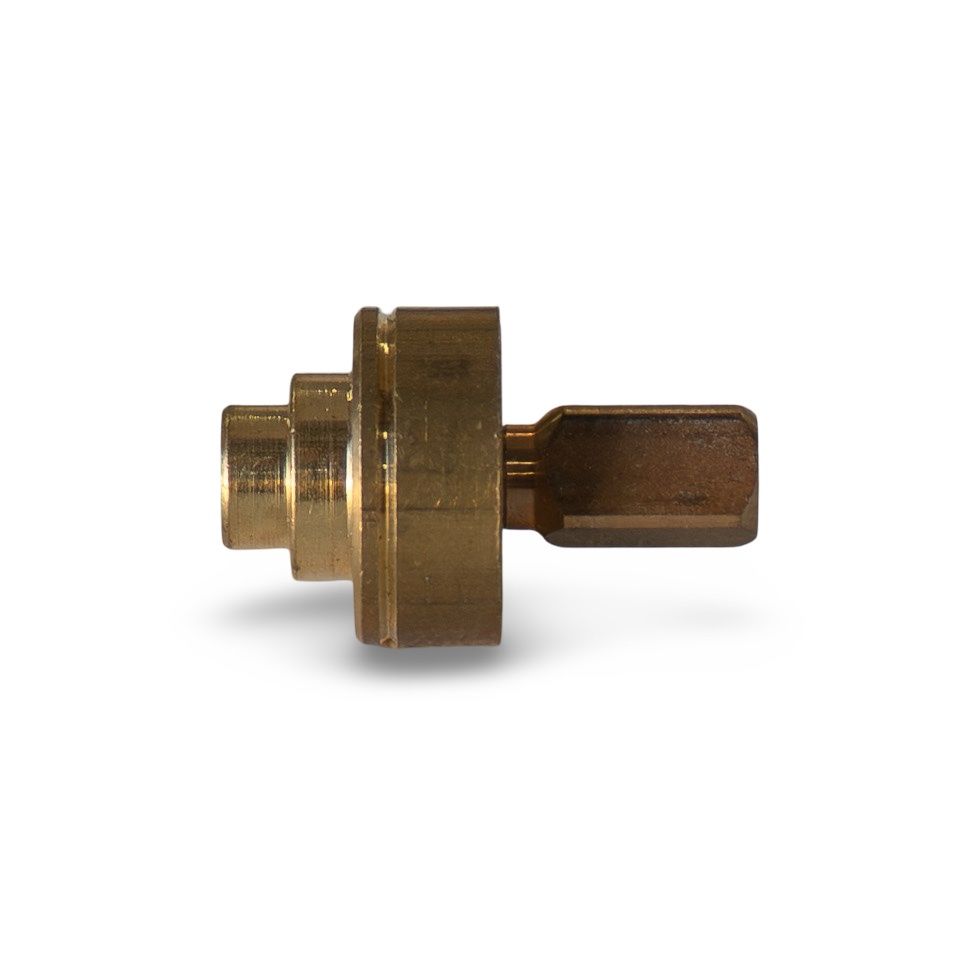 4 Sided Drain Valve for  ECM Steam Tap Valve or Sab Sabina  (12.5mm Long Spindle) [B1]