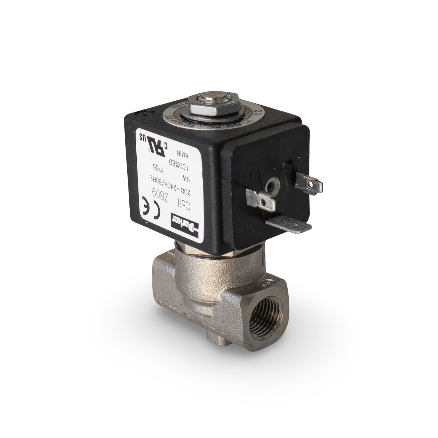 Parker 2 Way Hot Water Solenoid  1/4&quot; 240V 30 Bar (Mini Nova or Astoria) [B4]