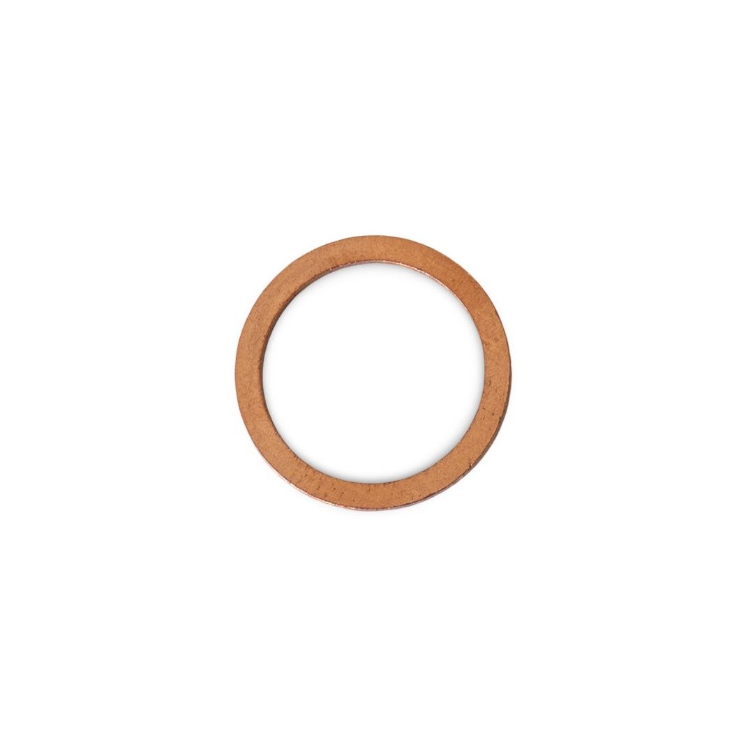 1/4&quot; Flat Copper Washer for Antisuction - 18mm(o) x 14mm(i) x 1.5 mm (w) [B5]
