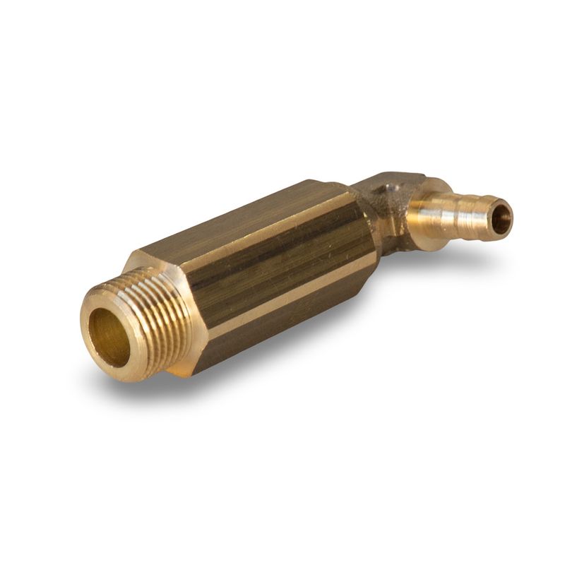 Rocket Giotto Safety Valve with Elbowed Barb Hose Fitting [B5]