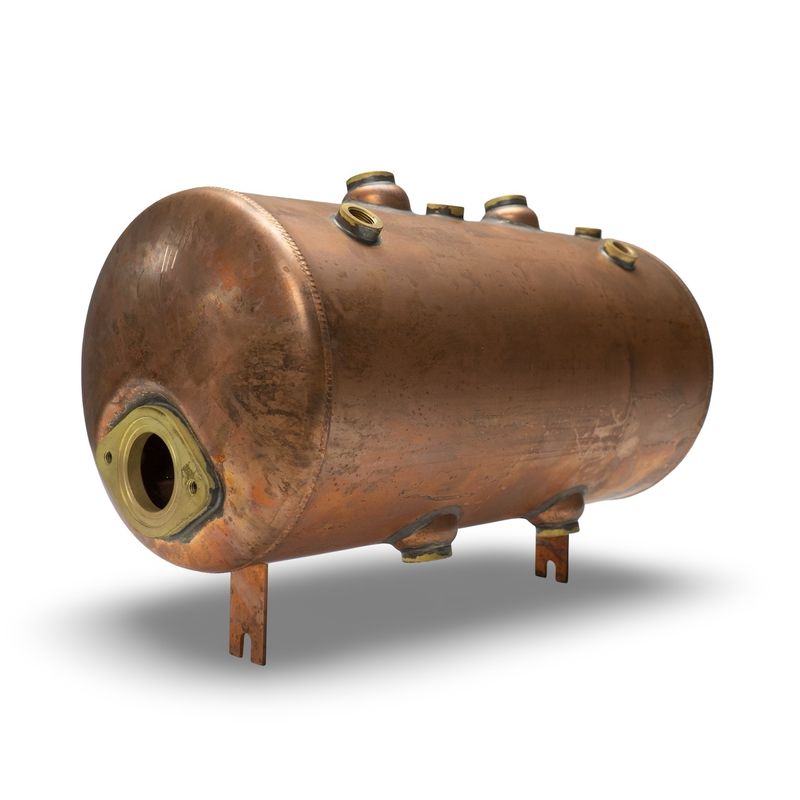 Wega 2GR Copper Boiler, 11L. dia.205mm (No plate or  fittings)