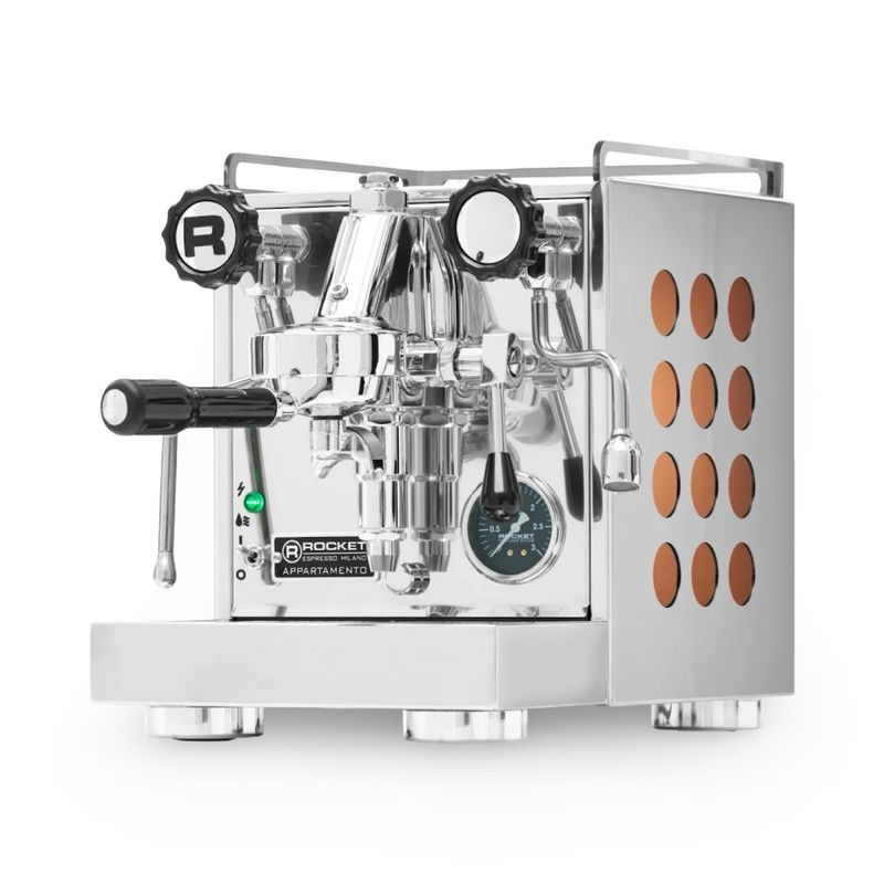1gr Rocket Appartamento Coffee Machine OG Stainless Steel/Copper