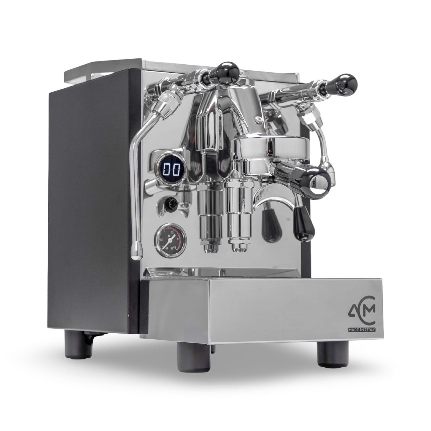 1gr ACM Homey Coffee Machine Matte Black with Shot Timer