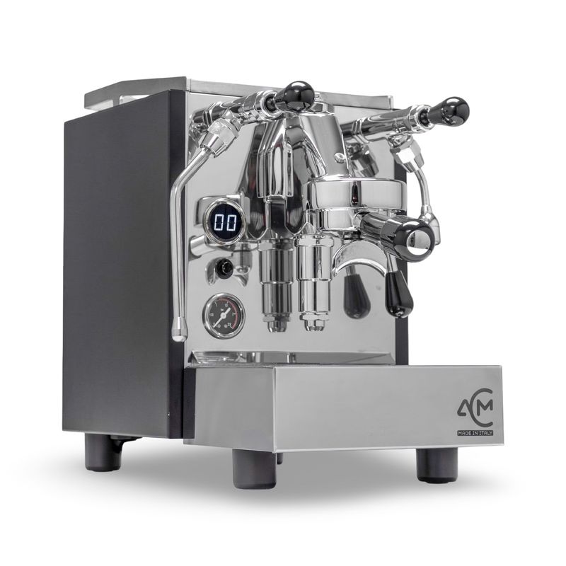 1gr ACM Homey Coffee Machine Matte Black with Shot Timer