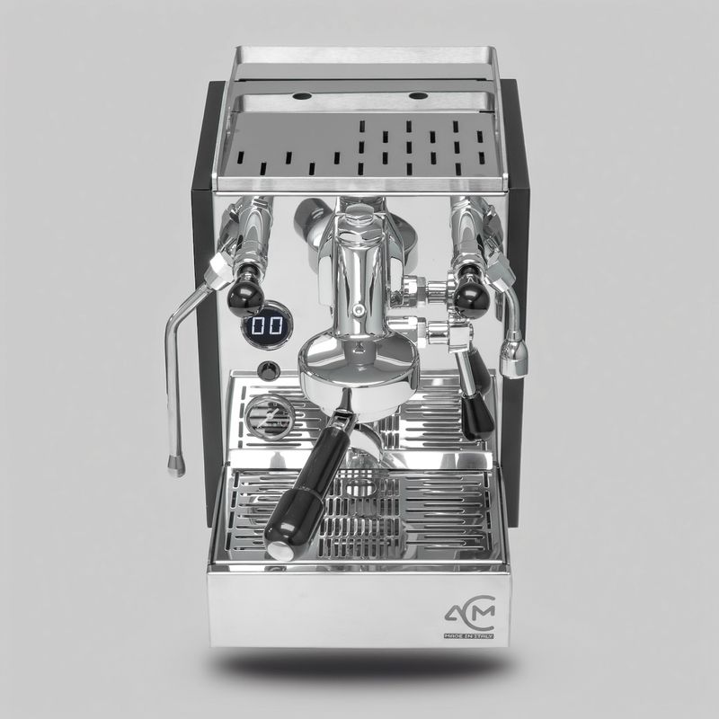 1gr ACM Homey Coffee Machine Matte Black with Shot Timer