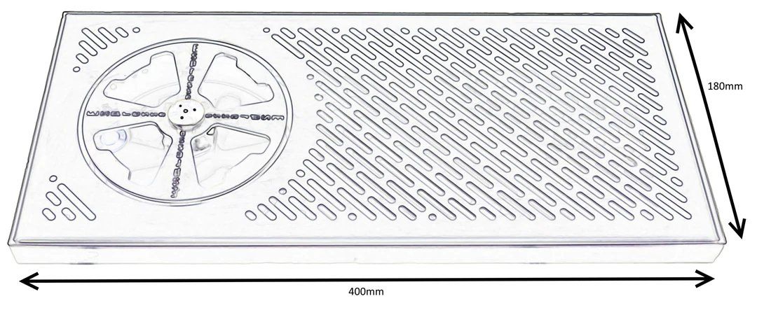 Espresso Bits Jug Rinser - 400x180mm