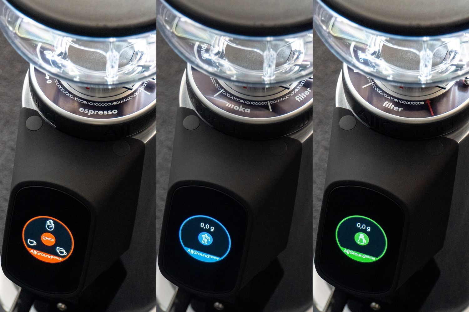 Fiorenzato All Ground Sense Grinder - Black