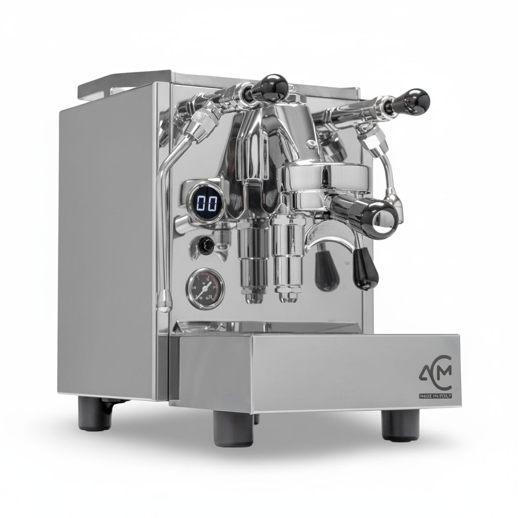 1gr ACM Homey Coffee Machine Inox with Shot Timer