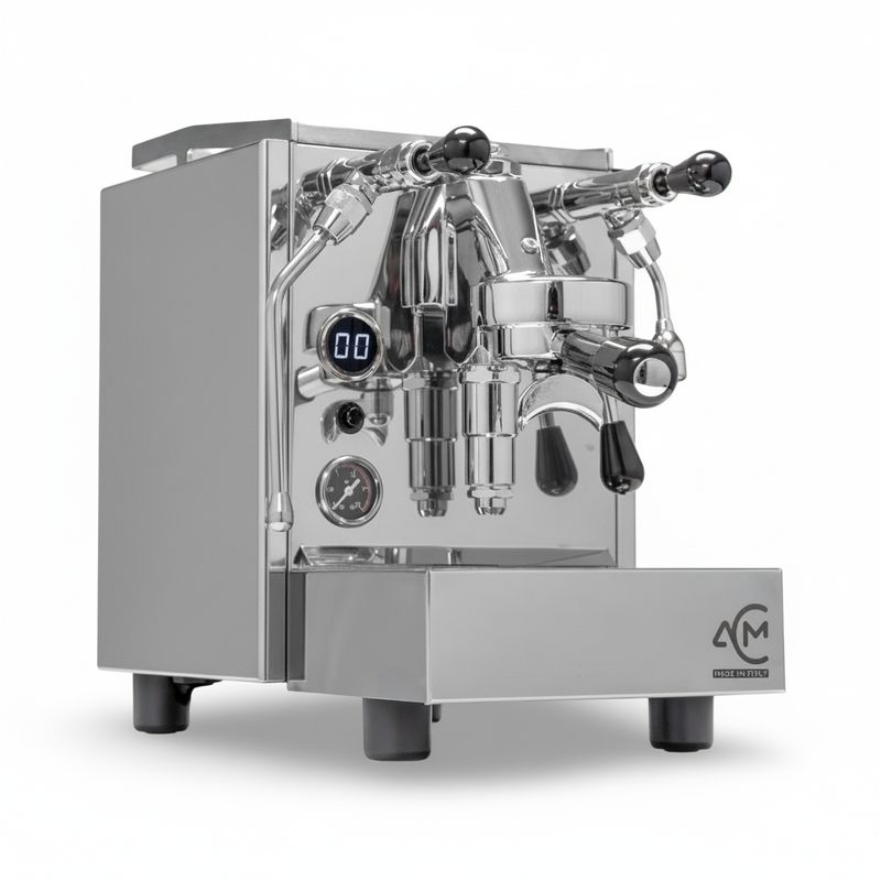 1gr ACM Homey Coffee Machine Inox with Shot Timer