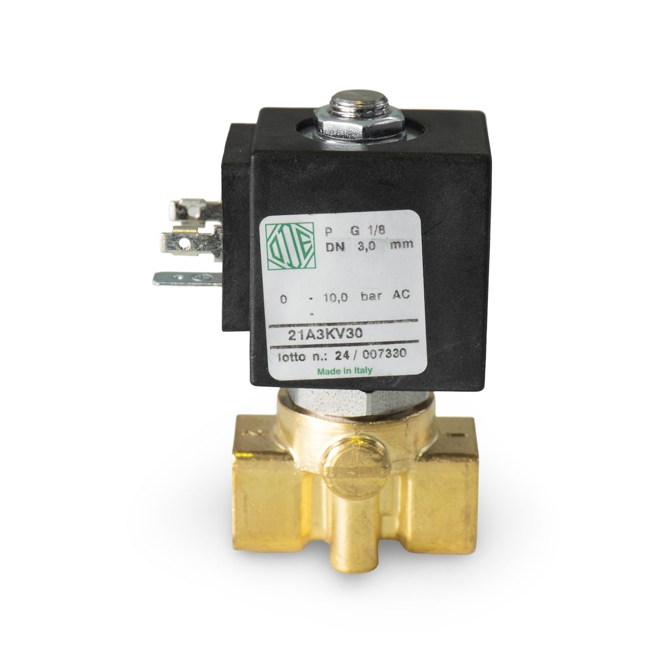 ODE NSF 2 Way Solenoid Valve 1/8" 230V 14 bar (La Marzocco, Kees) [B3]