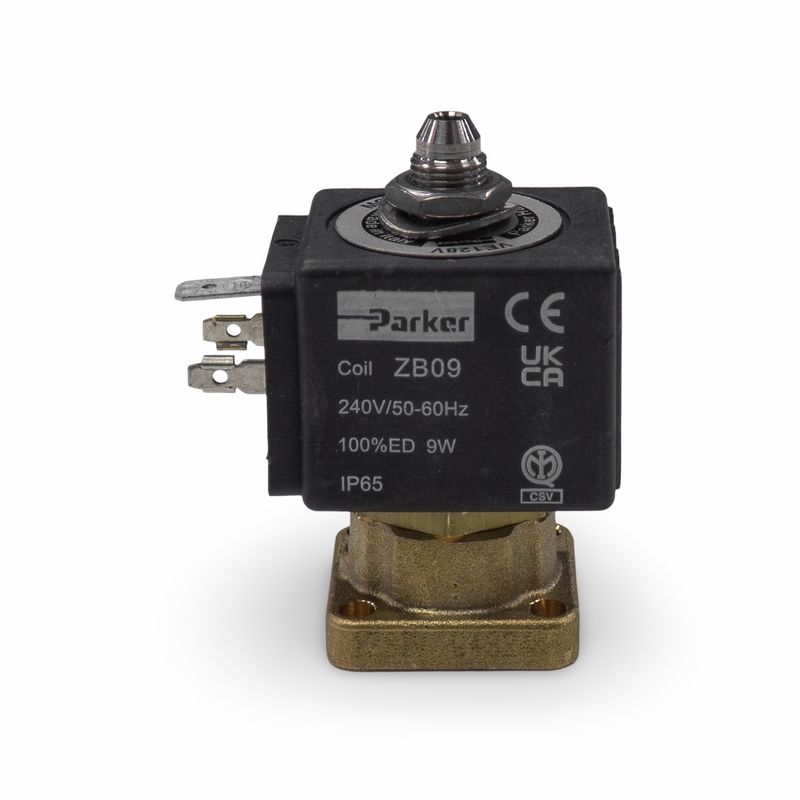 Parker 3 Way Flat Base Group Solenoid 230V 9W 10 Bar [B3]