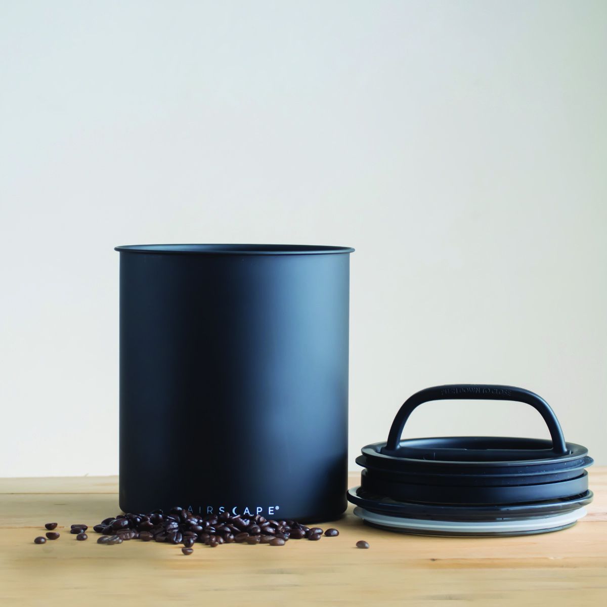 Airscape 8" Large Storage Container - 1kg Matte Black