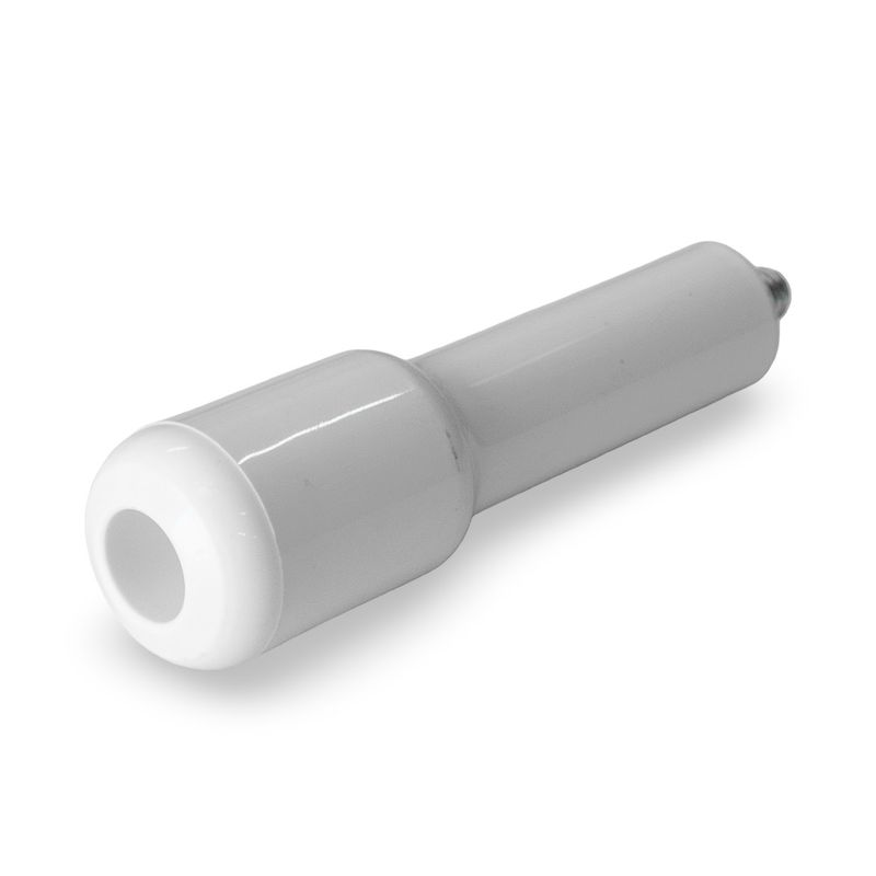 Shiny White Portafilter Handle Only - M10 Thread [C3]